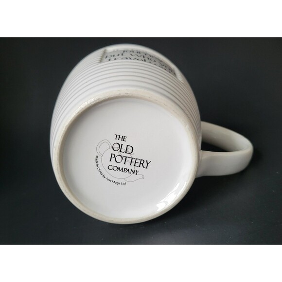 The Old Pottery Company Ceramic Large 22 oz  Coffee Mug "It's not the Journey " - Picture 6 of 8